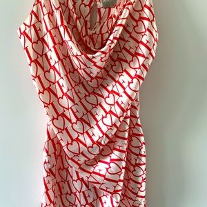 Love silky slip dress with cowl neckline and thin straps ❤️